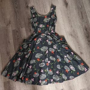 Vintage 50's Novelty Print Dress
